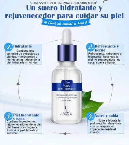 Compra 1 llévate 2 - Sérum antiedad avanzado con colágeno + ACIDO HIALURONICO - 50%OFF